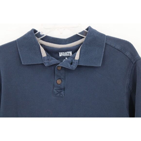 Duluth Trading Polo Mens Size M Blue & Navy Longtail POLO SHIRTS LOT OF 2 - Picture 3 of 9
